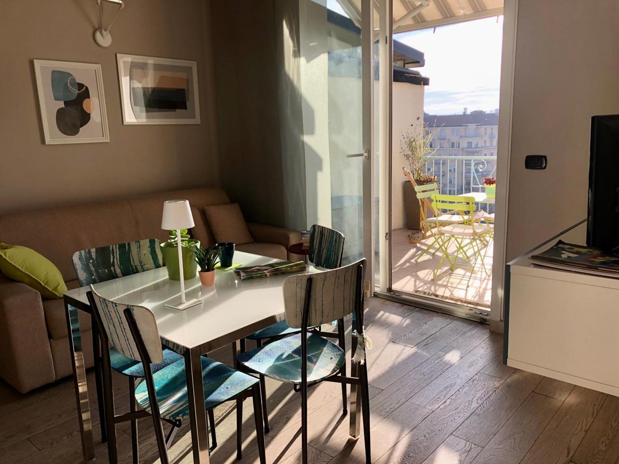 Attico Ellen Terrazza Con Vista Lejlighed Torino Eksteriør billede